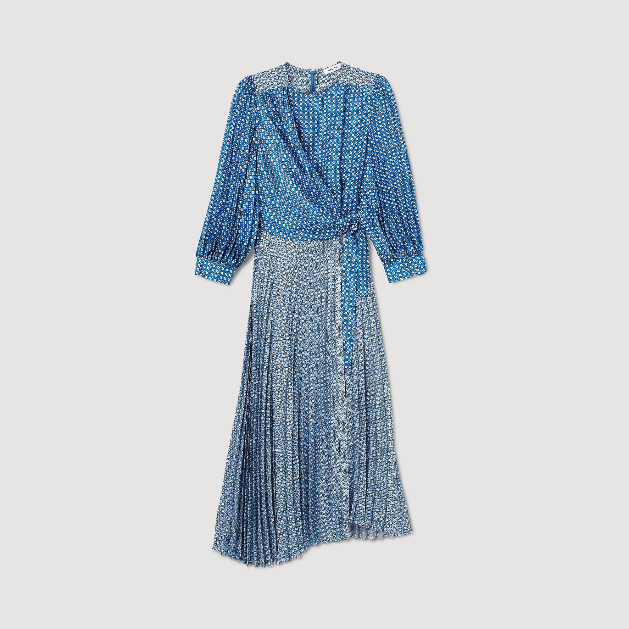 Robe longue imprime cravate