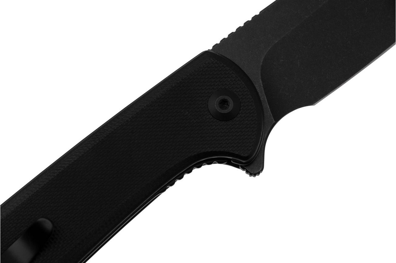 Civivi Primitrox C23005A-2 Blackwashed Nitro-V, Black G10 zakmes