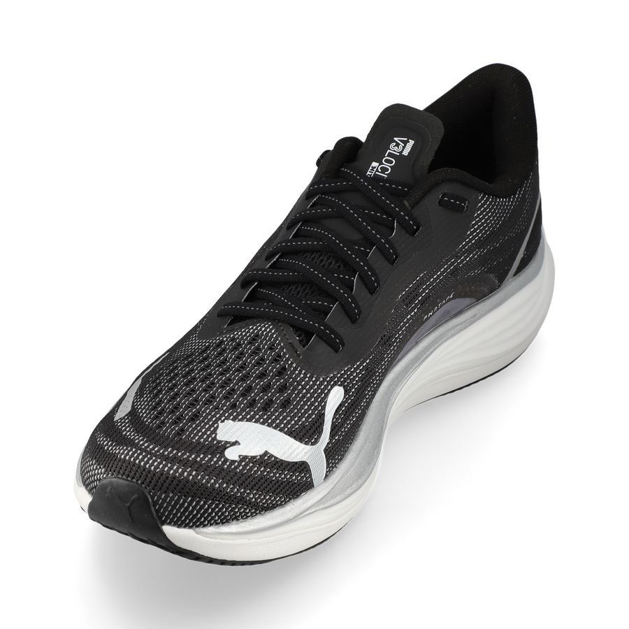 PUMA Chaussures de Running Velocity Nitro 3 - Noir/Blanc/Argenté
