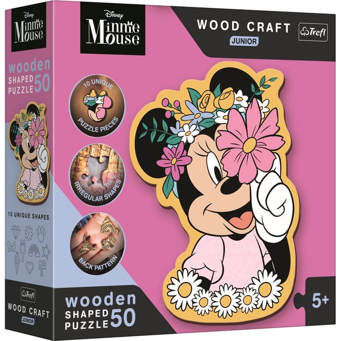 Minnie Mouse - Holz-Formpuzzle - 50 Teile
