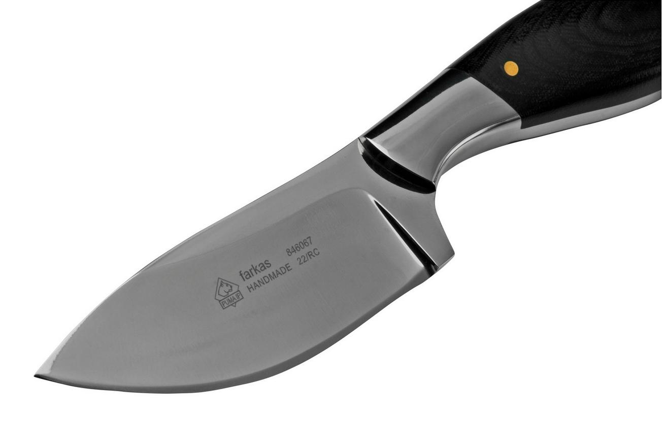 PUMA IP Farkas 846067 zwart micarta, vaststaand mes