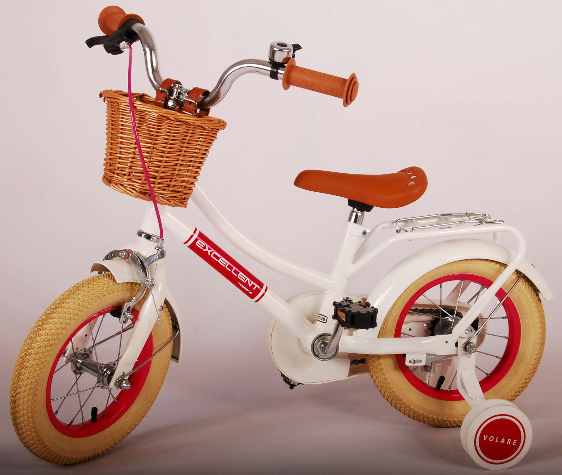 TPFSports Excellent Kinderfahrrad - Mädchen - 12 Zoll - Rücktritt + Handbremse - Grün
