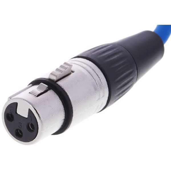 the sssnake SM6BL Mikrofonkabel blau