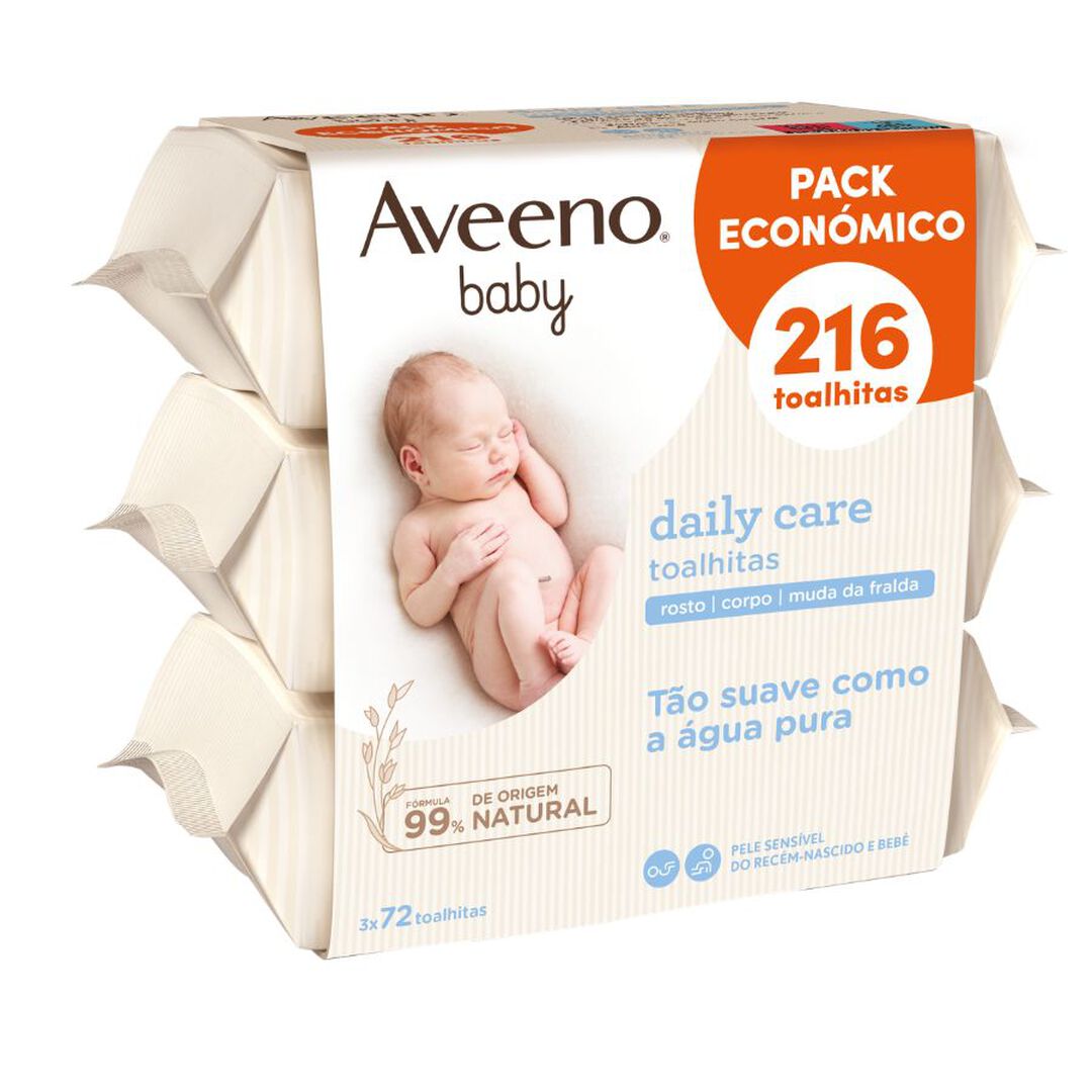 Pack Económico - Baby Daily Care Toalhitas - 216un