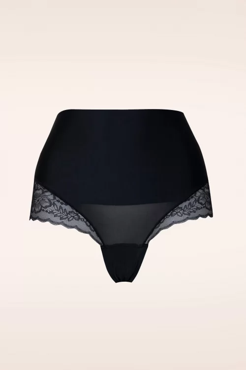 MAGIC Bodyfashion Tummy Shaper Lace Slip in Zwart