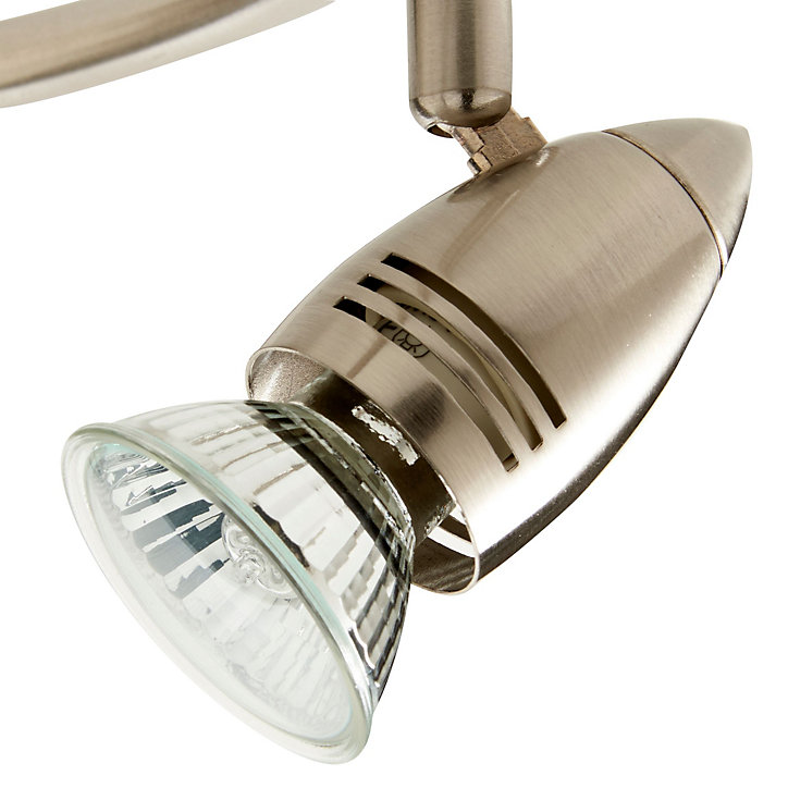 Plafonnier 3 spots Aspis métal chrome GU10 3x50 W