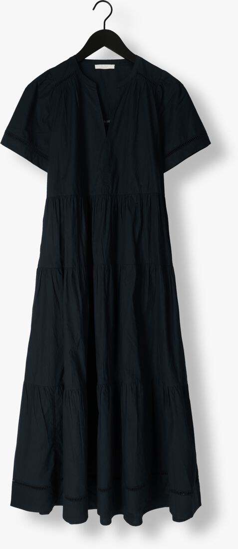 BY-BAR donkerblauwe by-bar maxi jurk jay poplin dress