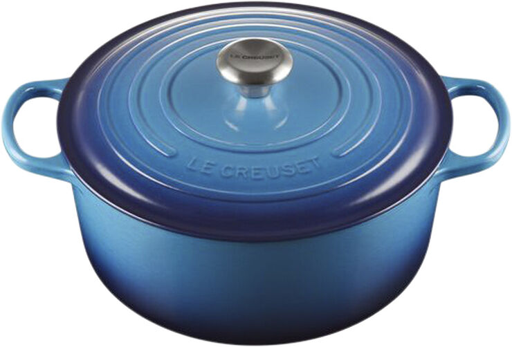Le Creuset Rund støbejernsgryde 5,3L Azure Blue Azure blue