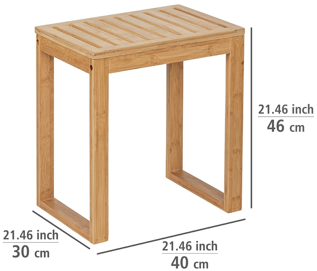 WENKO Hocker »Bambusa« BxTxH: 40x46x30 cm