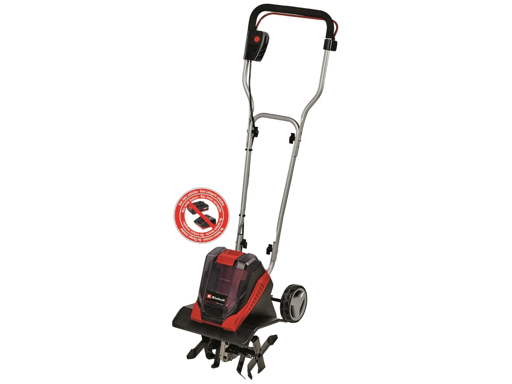 Einhell GE-CR 30 Li-Solo, Elektrisk mini rorpind, 140 rpm, 2 hjul, Sort, Rød, Vekselstrøm, 8,5 kg - SOLO