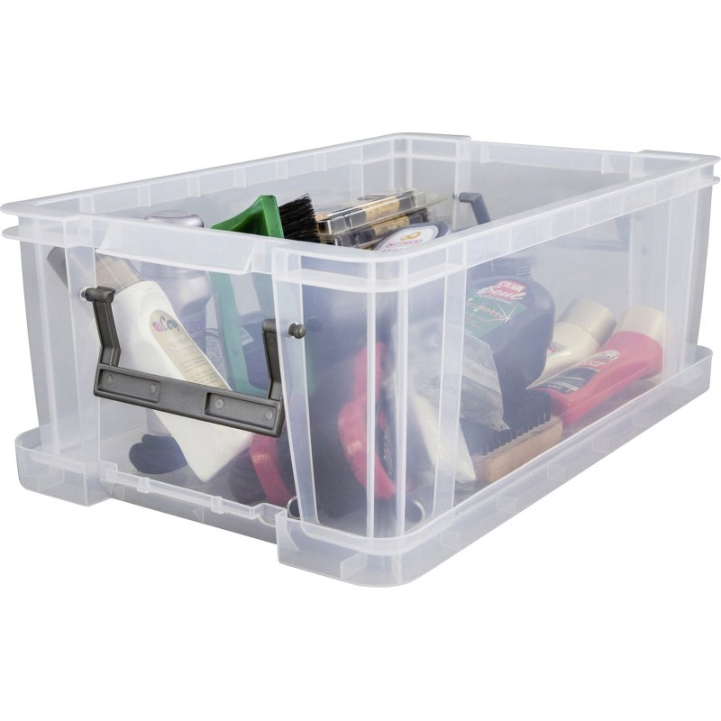 Boîte de rangement plastique 10 L WHITEFURZE Allstore - incolore