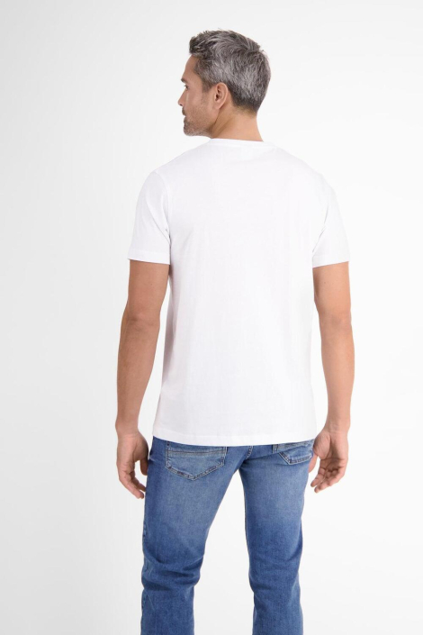 Lerros witte heren t-shirt