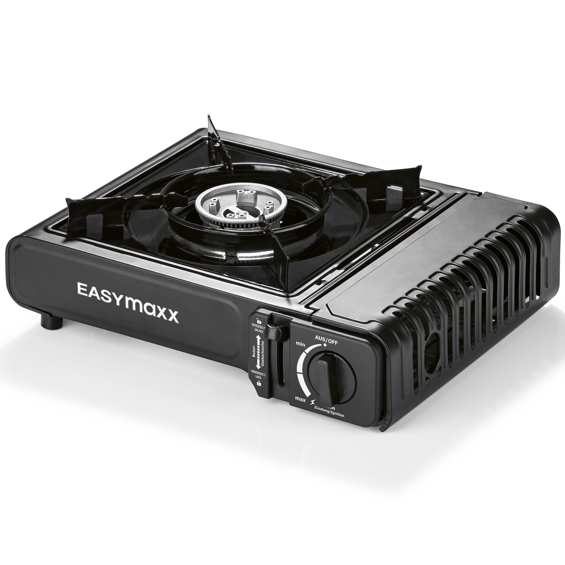 EASYMAXXGaskocher - schwarz - 2100 Watt