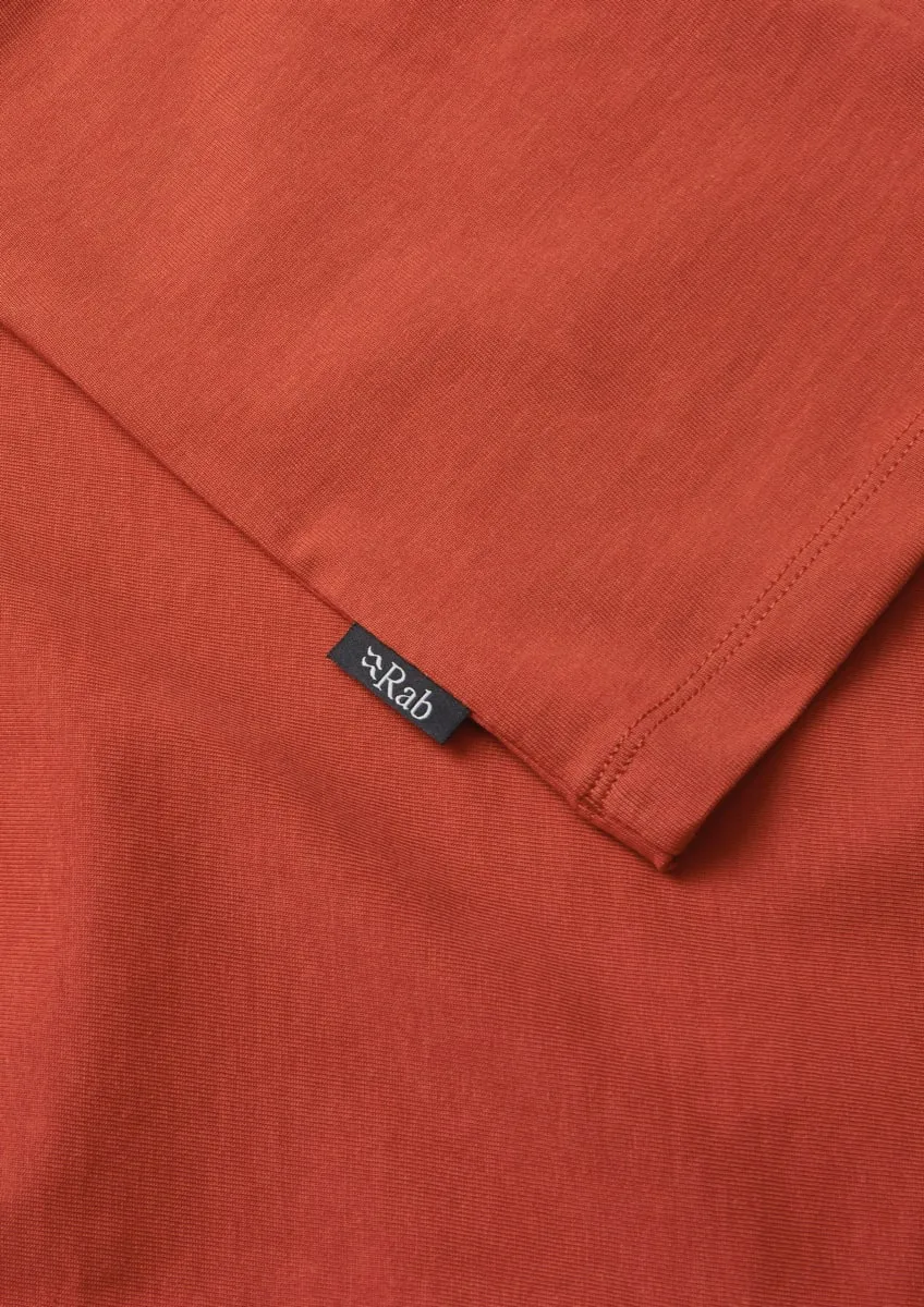 Rab Basecamp 3 Peak Tee Red Clay