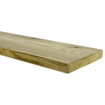 Tuinplank grenenhout geschaafd ca. 2,1 x 14 cm, lengte ca. 360 cm