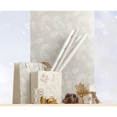 Clairefontaine Excellia Christmas - Papier cadeau - 70 cm x 2 m - naturel - différents modèles disponibles