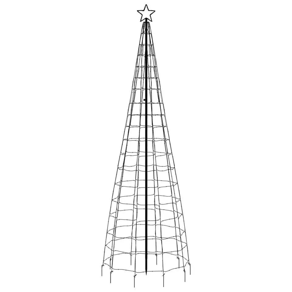 vidaXL - Led-kerstboom - Warmwit - 300 cm - 1 pcs