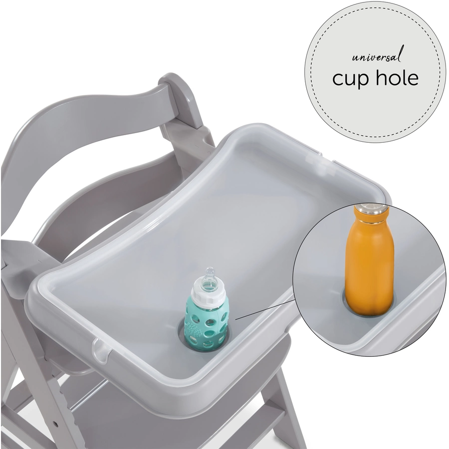 hauck Alpha Esstisch Tray Grey