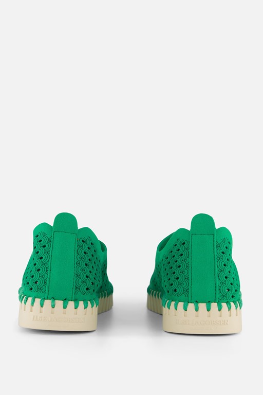 Ilse Jacobsen Tulip Instappers groen Microvezel