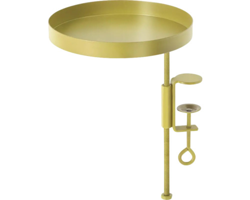 Vensterbankklem M Ø 18 cm H 24,6 cm staal goudgeel