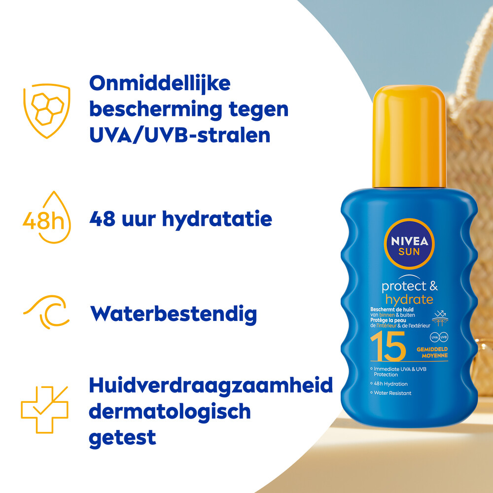 Nivea Sun Protect & Hydrate Zonnespray SPF 15200 ml