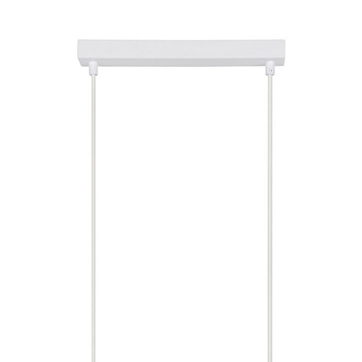 Monture Ibara Corep 2 lumières E27 IP20 blanc l.30 x H.88,5 x p.5 cm