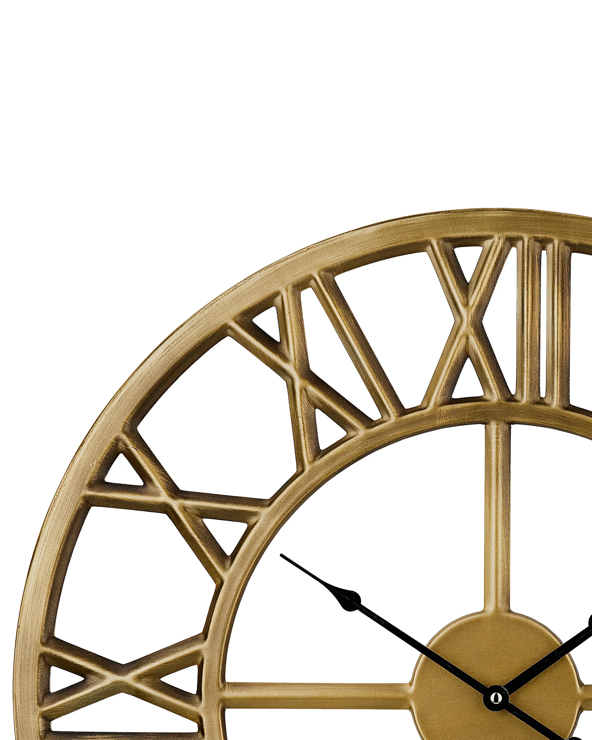 Wandklok NOTTWIL 61 cm Metaal Goud