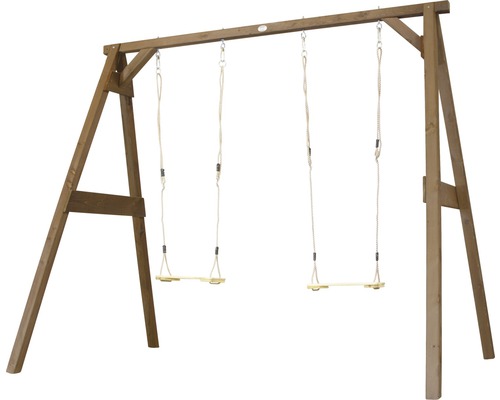 4-in-1 Schommelset SportsFun Hout Bruin