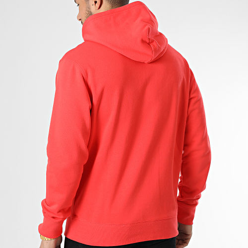 Sweat Capuche 218486 Rouge