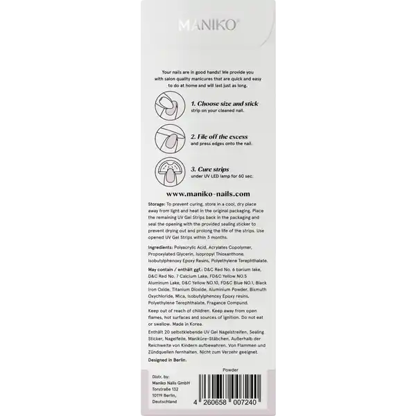 UV Gel Strip Powder