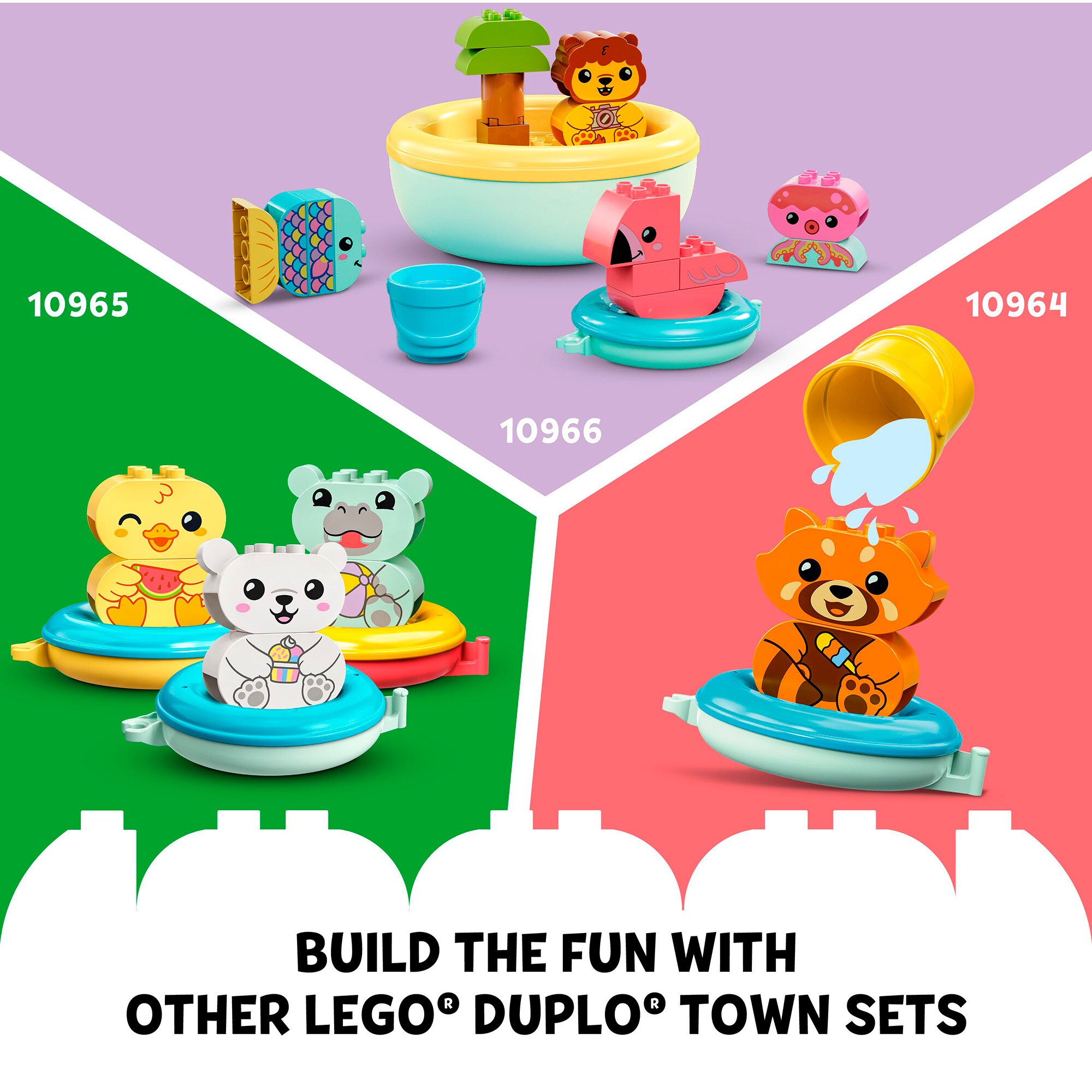 LEGO Konstruktionsspielzeug DUPLO Wasserrutsche