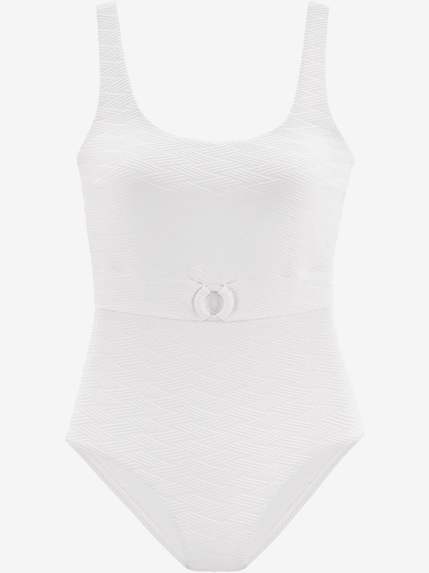 Maillot de bain matière structurée aux couleurs tendances
