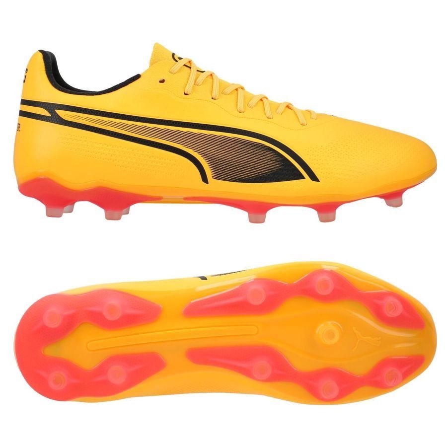 PUMA King Pro FG/AG Forever Faster - Sun Stream/Noir/Crépuscule
