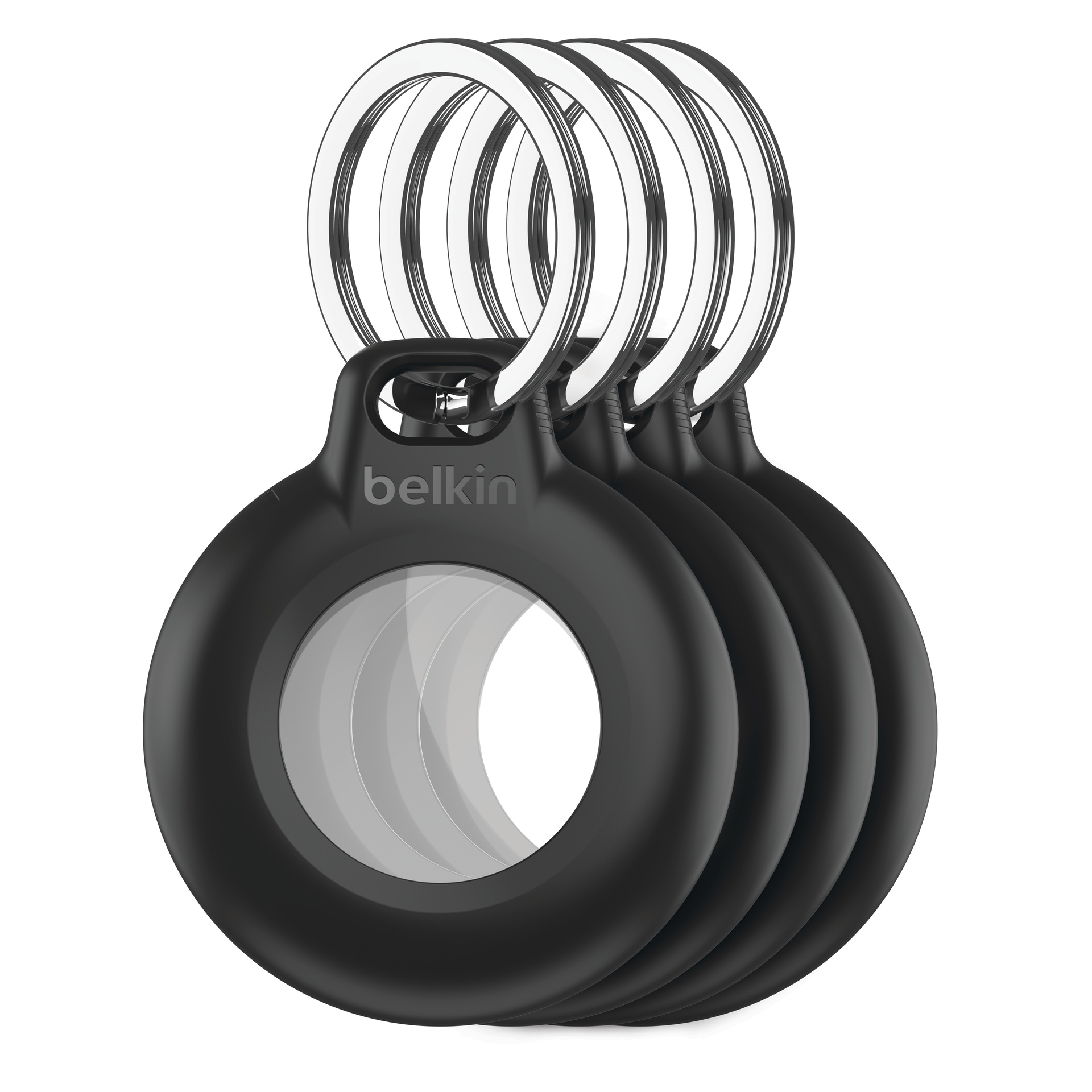 Belkin Schlüsselanhänger Set »Secure Holder 4er-Pack wasserfest für Apple AirTag« 4 Stk. tlg.