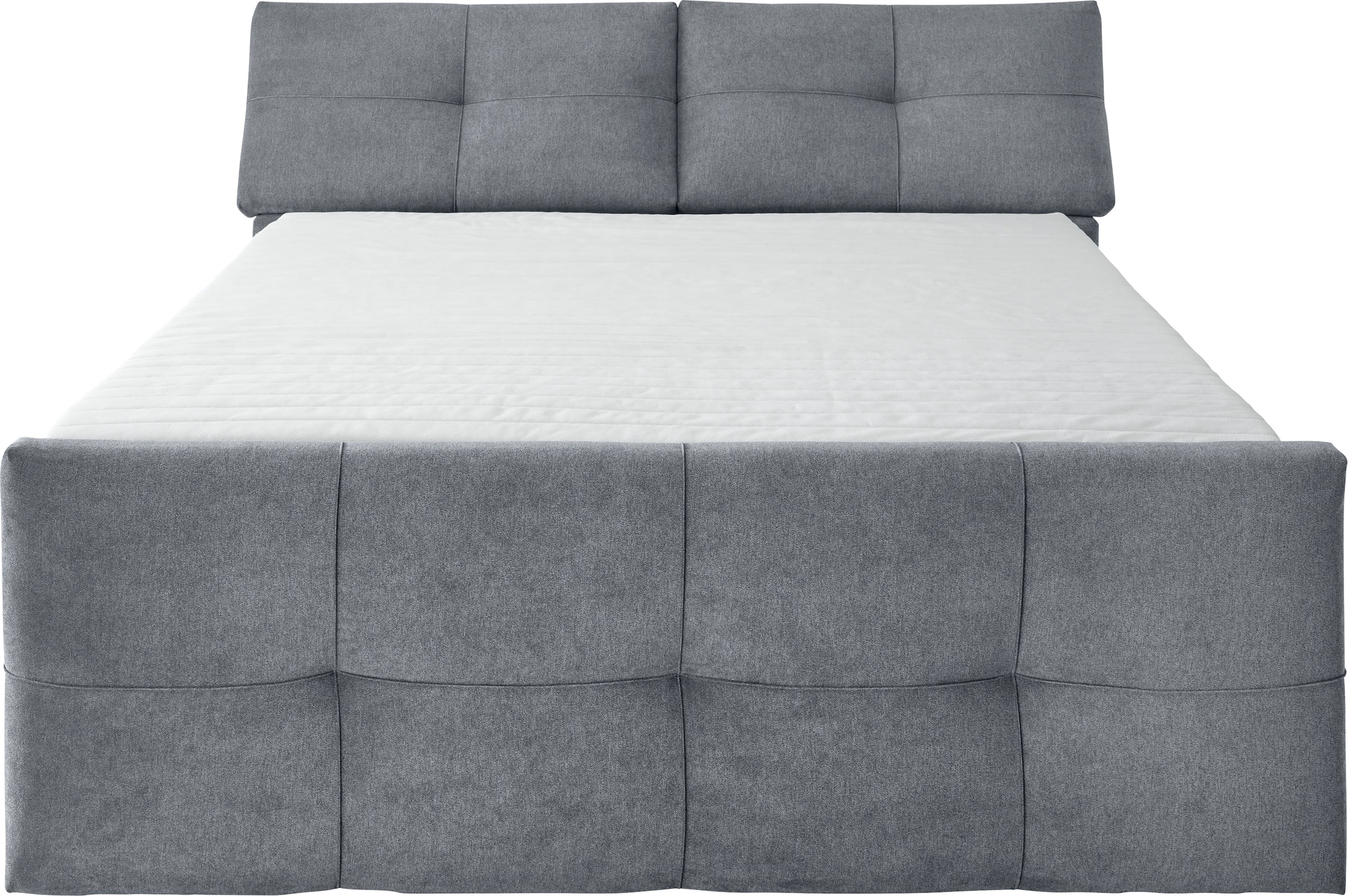 ED EXCITING DESIGN Boxbett »Redmond« 5 Stk. tlg. inkl. Zwei Bettkästen, Stauraum im Kopfteil und Topper