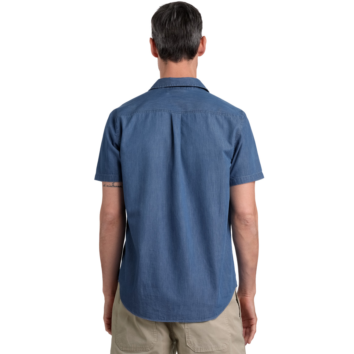 VanVaan Herren Hemd in Jeans-Optik blau
