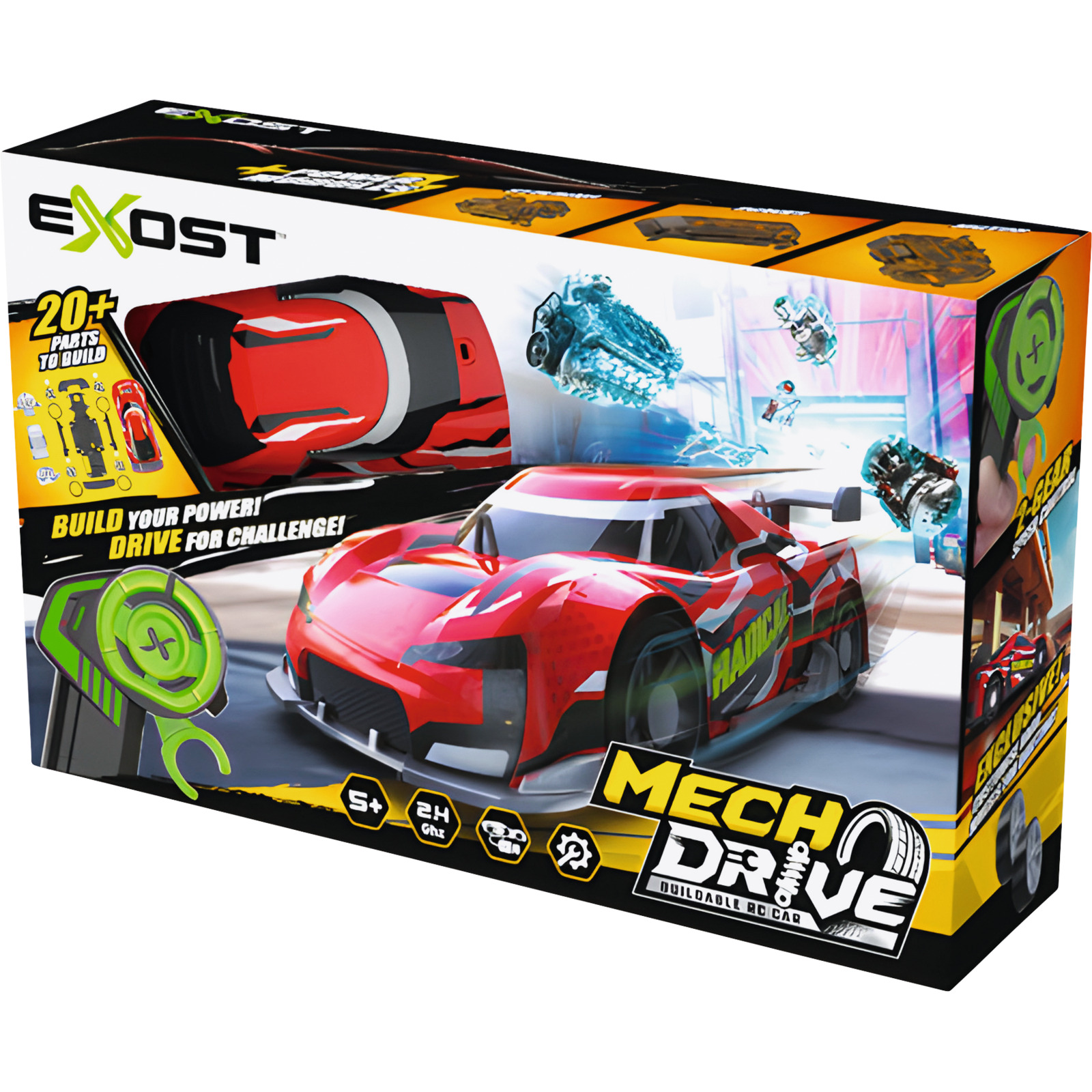 Silverlit Exost Build 2 Drive Radical Racer