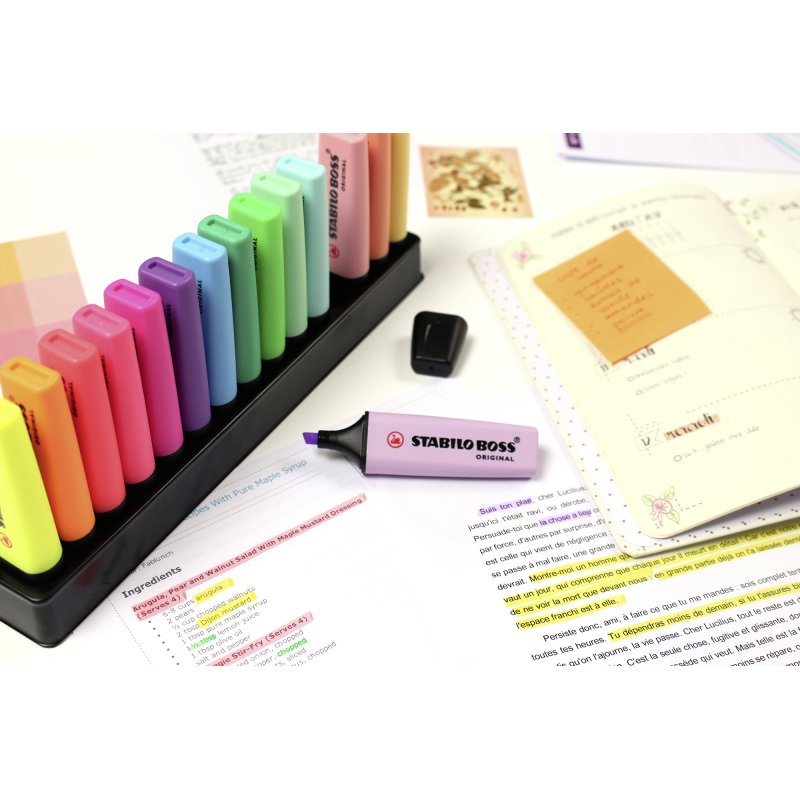 Surligneur Stabilo Boss couleurs assorties - Set de 15