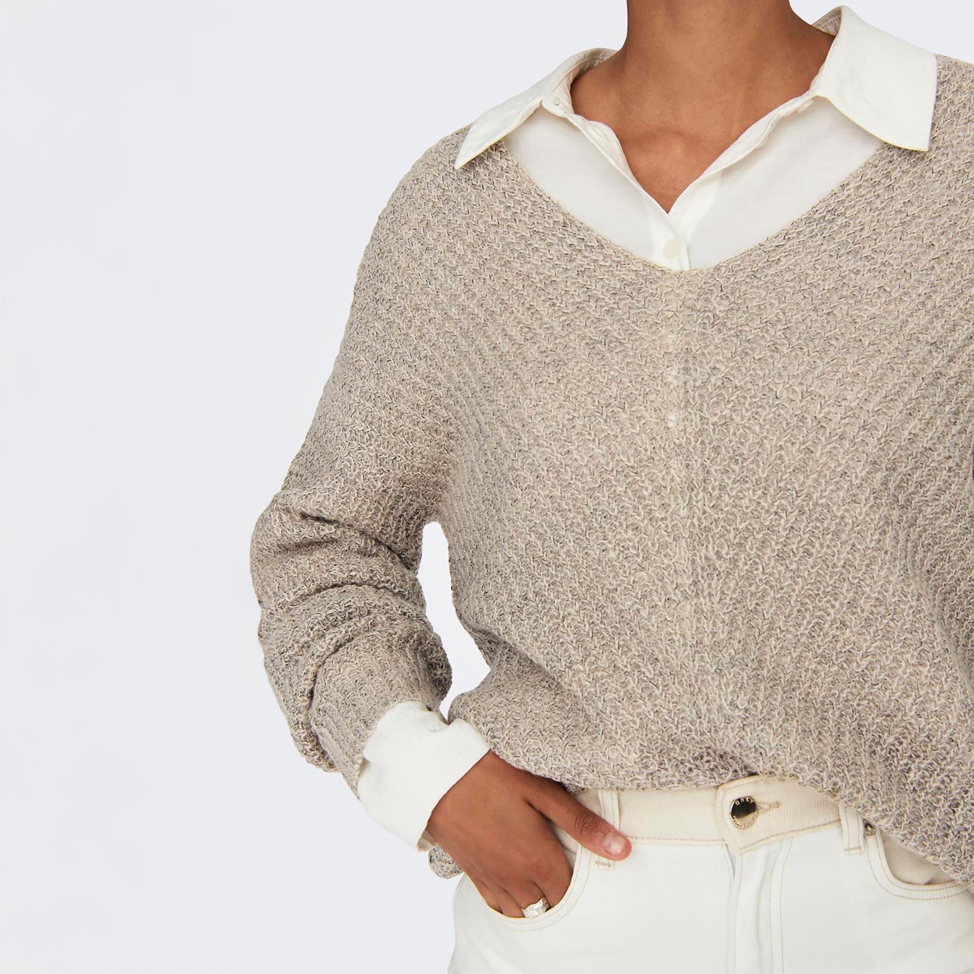 Pull Femme gris