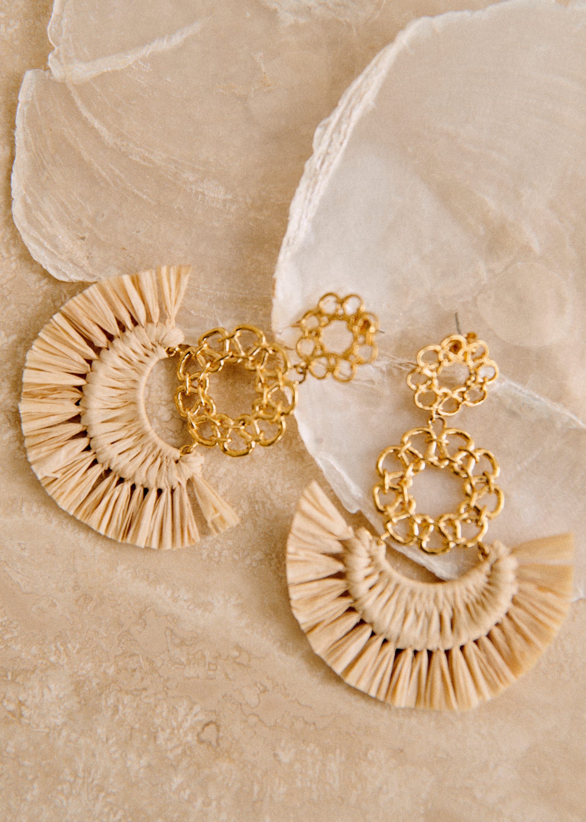 Boucles d'oreilles Raphaël - Naturel - LES COMPOSANTES/DÉCOUVRIR 5906655