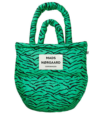 Mads N?rgaard Shopper - Recycle Pillow Bag - Mint Leaf/Black
