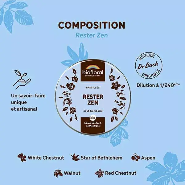 Pastilhas Bioflorais Dester Zen Bio Pastilhas Emotion 50 g