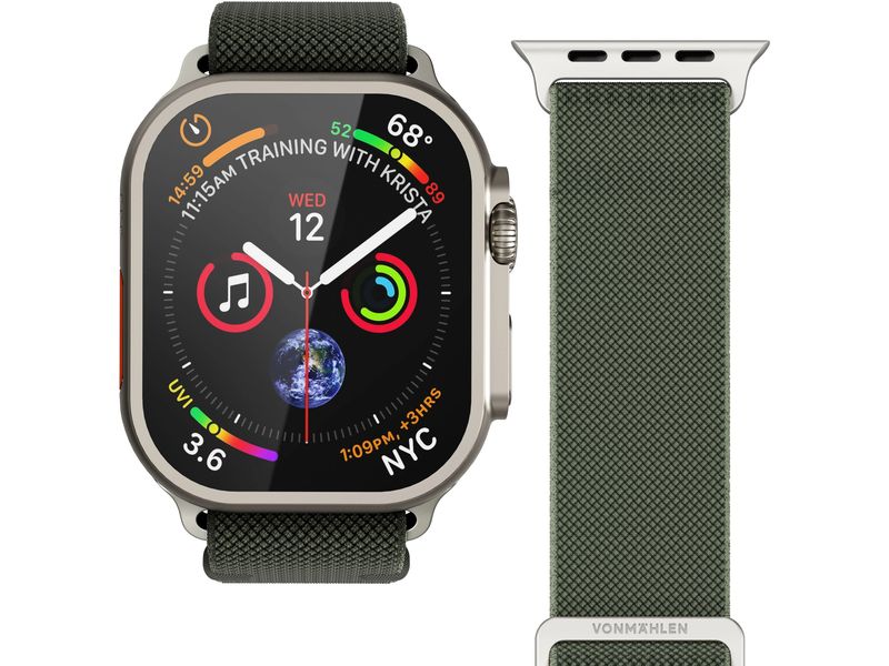 Vonmählen Armband Classic Nylon Loop Apple Watch 38/40/41 m Armband für Apple Watch 38/40/41 mm