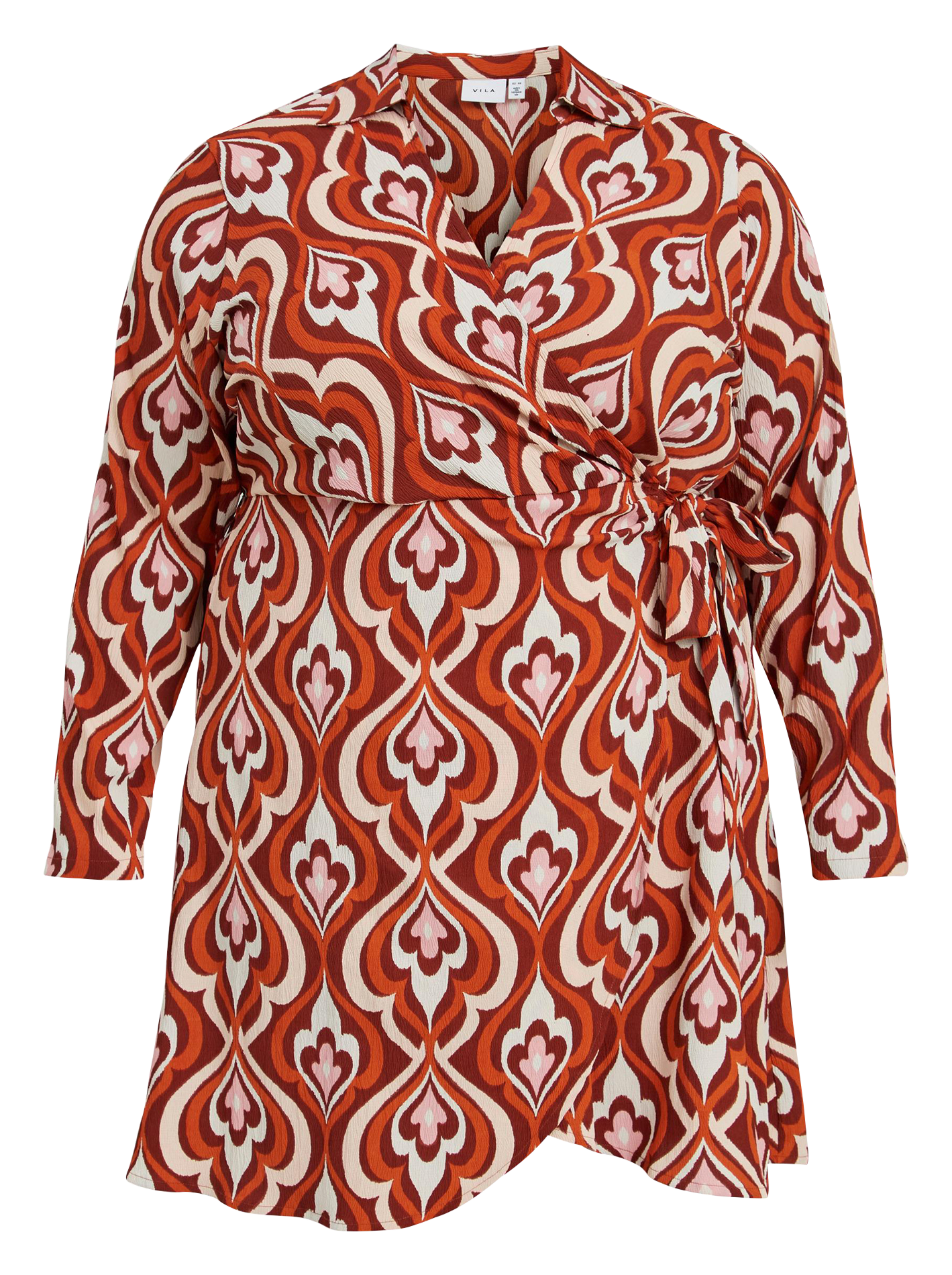 Robe courte imprimée | Multicolore