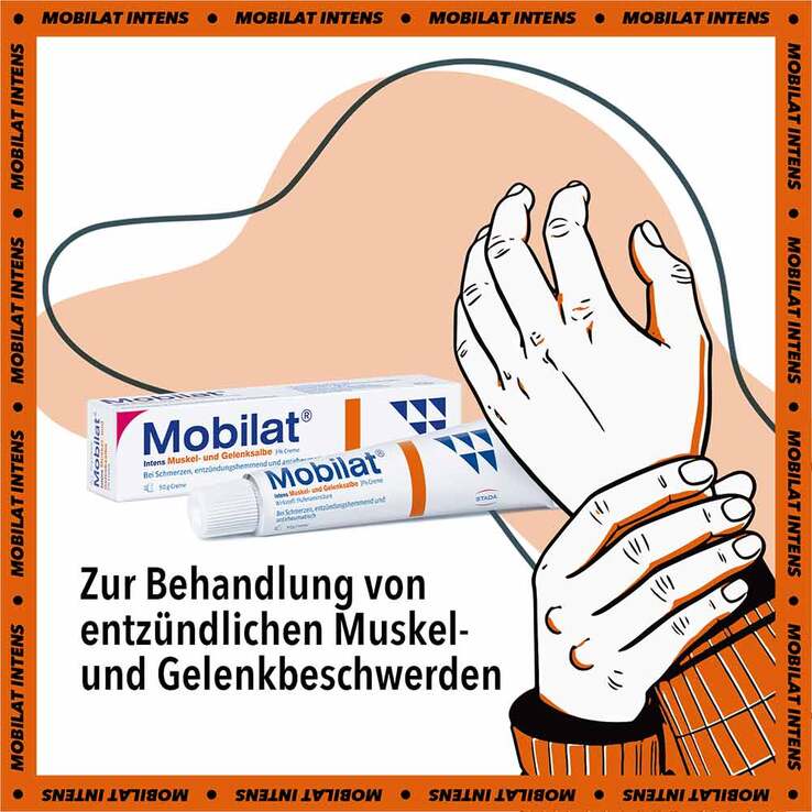 Mobilat Intens Muskel- und Gelenksalbe 3% Creme, 50 g
