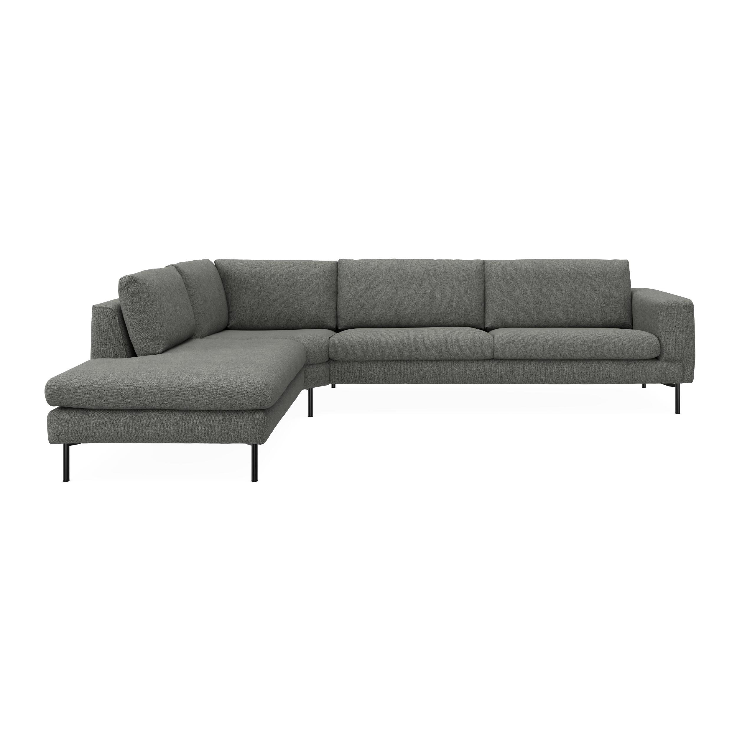 Nyland venstrevendt hjørnesofa med pufafslutning