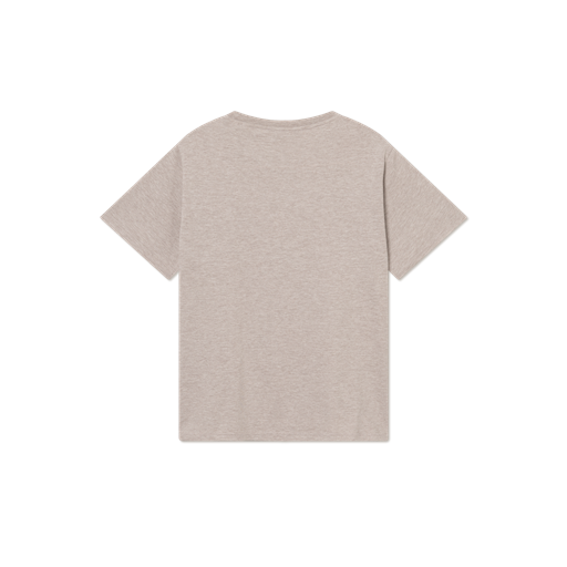 Les Deux Mini Encore 2.0 T-shirt, Dark Sand Melange/Ivory, XXL
