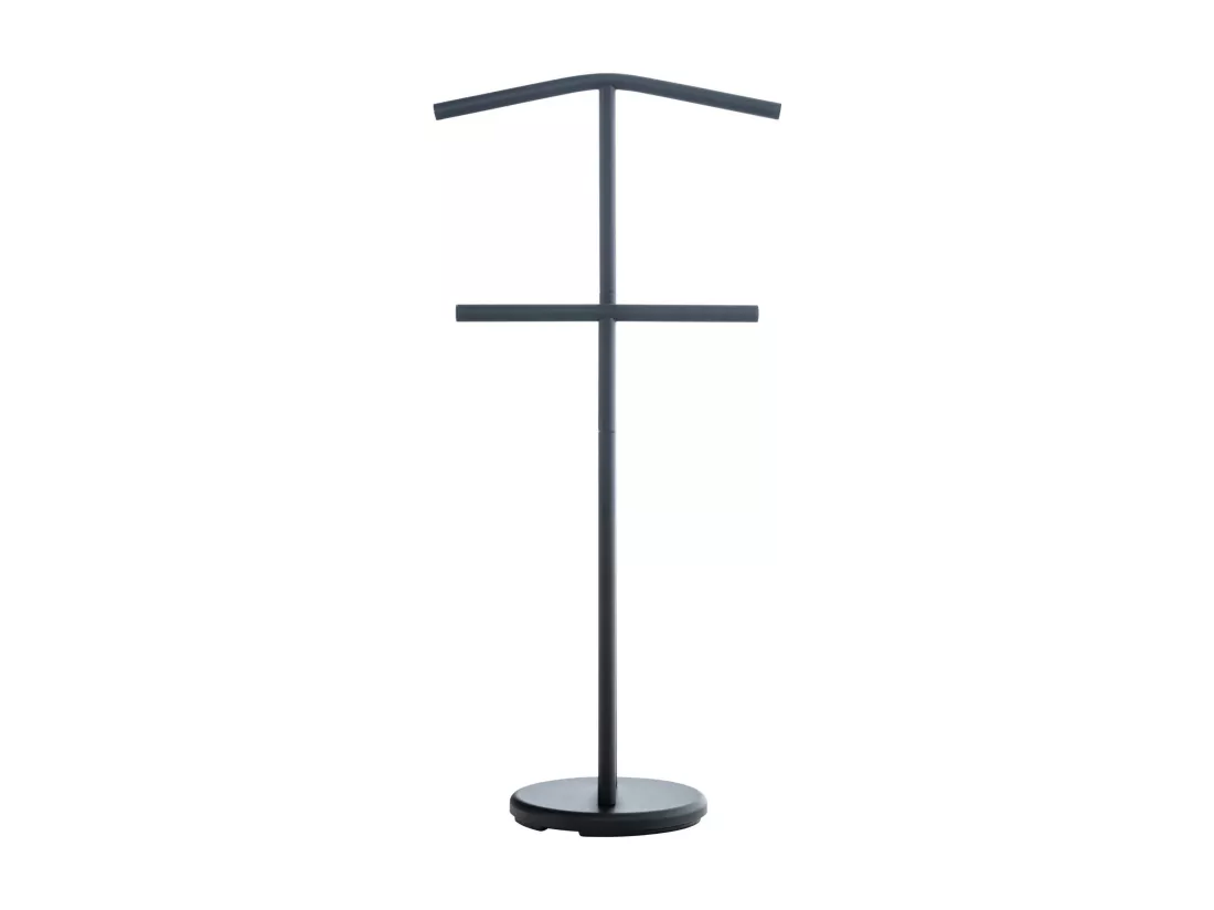 Valet de nuit - Métal - 50 x 28 x 107cm - Noir - Raymon