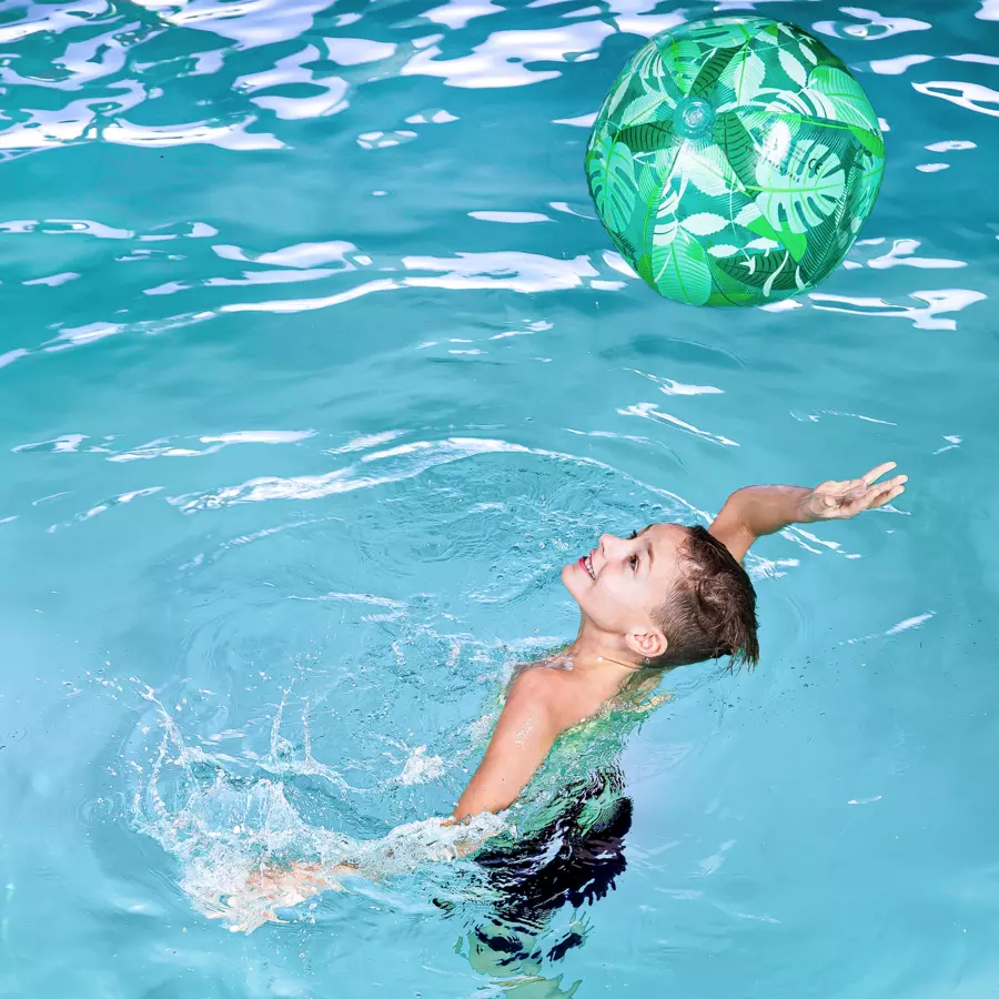 Swim Essentials Strandball Tropical Leaves ⌀ 51 cm