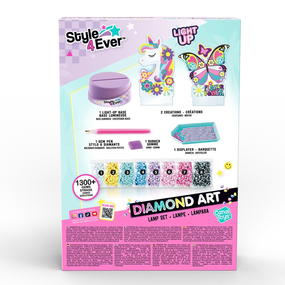 Style 4 Ever - Diamond Art Lampesæt